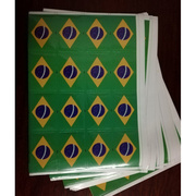巴西脸贴 巴西国旗贴纸 巴西世界杯加油道具脸纸