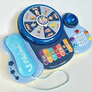 儿童音乐琴转盘游戏电话机婴儿6-9-12个月益智力0-1-3岁宝宝玩具
