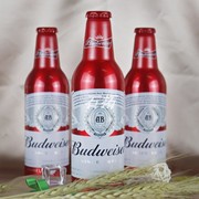 进口黄啤拉格百威啤酒，红瓶铝铝罐百威355ml24瓶，红色铝瓶百威瓶装