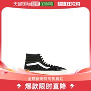 香港直邮潮奢 Vans 女士Sk8-Hi 黑色帆布运动鞋