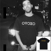 OVOXO猫头鹰短袖Drake公鸭T恤同款圆领嘻哈说唱宽松复古美式图案