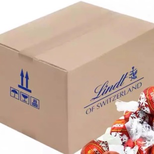 瑞士莲lindt牛奶软心巧克力原箱10kg婚庆喜糖