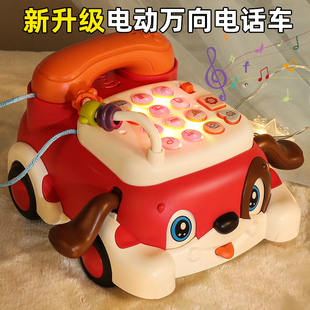 儿童玩具多功能仿真音乐电话机哄娃神器早教手机模型1一3岁小女孩