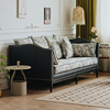 物应拿破仑法式复古沙发美式布艺三人位沙发北欧客厅小户型皮沙发