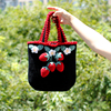 草莓庄园 泫雅nana同款毛线手工diy钩针编织材料包 草莓手提包包