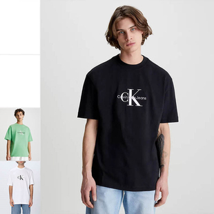 Calvin Klein Jeans CK 男士休闲百搭短袖圆领T恤 J30J323307