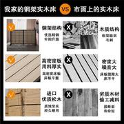 折叠床单人床1m1.2米经济型简易铁架，午休床陪护硬板床实木收折床