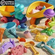 儿童沙滩玩沙子玩具车套装宝宝沙池挖沙工具加厚小孩海边戏水挖土