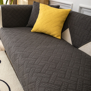 纯棉沙发垫四季通用简约现代防滑布艺沙发套罩北欧纯色坐垫子盖布