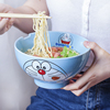 日式创意个性卡通陶瓷碗可爱女生泡面碗家用大碗汤碗面碗个人专用