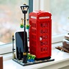 中国积木21347伦敦红色电话亭街景建筑房子儿童拼装益智玩具模型8