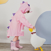 2023儿童雨衣女童幼儿园女宝宝，男童雨披长款女孩，雨鞋3件套装2-6岁