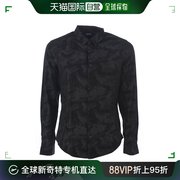 香港直邮armanijeans男士，黑色棉质衬衫3y6c09-6dbaz-2206