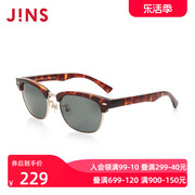 JINS睛姿时尚儿童男女金属时尚半框太阳镜墨镜防紫外线KMF19S212