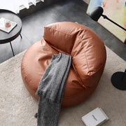 北欧布艺沙发单人沙发小科技布网红轻奢小户型客厅懒人沙发榻榻米