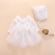 婴儿连衣裙新生儿长袖，公主裙子0-12个月纯棉，春秋童裙babydress