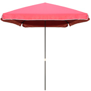 户外双层红色加厚大伞四方伞长方A形摆摊伞室外折叠防风太阳遮阳
