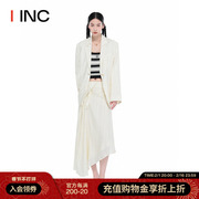 YCH 设计师品牌IINC 23SS不对称裹身裙子中裙半身裙女
