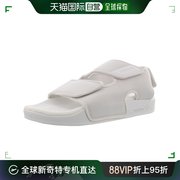 美国直邮Adidas阿迪达斯三叶草Adilette Sandal 3.0男士白色凉鞋
