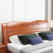 实木床床头柜组合1.8米简约家用新中式，单双人(单双人)出租房经济型床