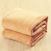 法莱绒毛毯床单法兰绒休闲毯沙发毯毛巾被，纯色珊瑚绒毯子