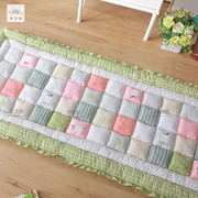 韩国田园垫子地垫布艺卧室床边榻榻米地毯纯棉加厚可水洗纤之色
