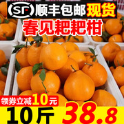 正宗四川春见耙耙柑橘子，粑粑柑当季整箱，新鲜水果杷杷丑桔柑10斤特