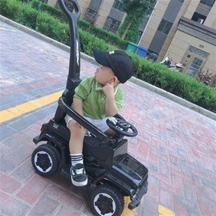 婴儿手推扭扭车溜溜车儿童学步车护栏推把滑行车带音乐玩具车推车