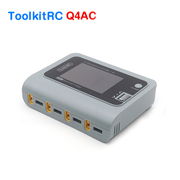 ToolkitRC Q4AC 四多通道锂电池平衡充电器1-4S AC100W DC200W 5A