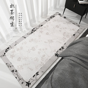 地毯卧室床边毯轻奢高级感床下地垫客厅仿羊绒飘窗垫子耐脏可定制