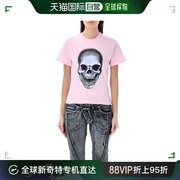 香港直邮Ottolinger 女士 骷髅头T恤 1501414C