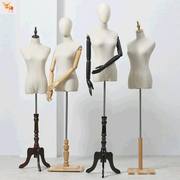 台道具服装店橱窗展示假模特，半身全身婚纱模特，衣服女装架子人