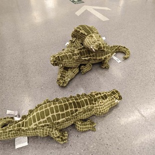 也特迈特 毛绒玩具鳄鱼国内IKEA宜家男女儿童动物玩偶