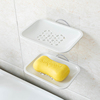 免钉肥皂盒架壁挂免打孔沥水家用卫生间香皂盒吸盘壁挂式多功能
