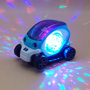 儿童电动玩具小汽车万向轮灯光音乐男女孩1-2-3岁宝宝卡通玩具车