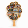 创意树形书架图书馆展示柜实木收纳架橱窗软装道具大树造型书柜