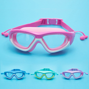 儿童泳镜耳塞一体防水防雾高清男童女童专业游泳装备泳帽眼镜套装