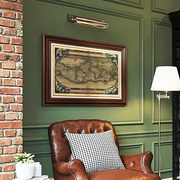 现代美式装饰画客厅沙发，背景墙挂画卧室，轻奢复古油画欧式壁画玄关