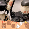 日韩ins小熊兔贴画卡通可爱电动车摩托汽车车身，装饰遮挡刮痕贴纸