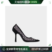 alexanderwang亚历山大王，女士高跟鞋细跟水晶露趾休闲