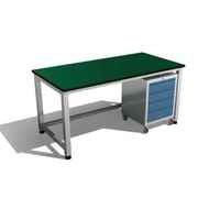 工业面焊接实木组装桌子不锈F钢流水线台车间操作台防静