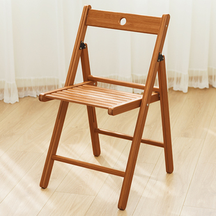 厂销可折叠餐椅子家用餐桌椅实木现代简约凳子靠背书桌用大学生电