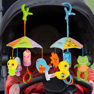 新生儿推车挂件摇铃婴儿宝宝，车载安全座椅床铃安抚挂饰0-1岁玩具