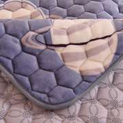 法兰绒床垫软垫褥子双人1.8m床，榻榻米垫子垫被珊瑚，绒加厚1.2米1.5