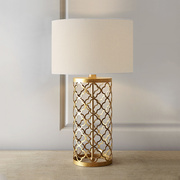 美式创意金色铁艺仿古艺术台灯床头卧室客厅台灯