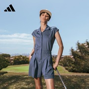 简约舒适高尔夫运动短袖连身衣女装夏季adidas阿迪达斯
