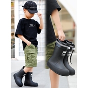 回力儿童雨鞋男孩女款小学生上学专用中大童雨靴加绒防水防滑胶鞋