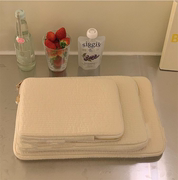 小众设计条纹纯色平板，电脑包女内胆保护套，适用于11寸ipad收纳包14