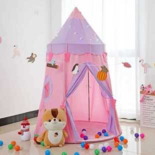 儿童帐篷游戏屋睡觉婴儿小女孩，宝宝公主城堡帐篷，蒙古包玩具屋室内