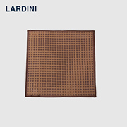 LARDINI意大利进口纯羊毛色织波点口袋巾男商务职业正装复古方巾